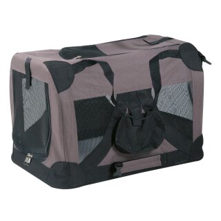 Transportkäfig zusammenklappbar Medium: L: 70 cm B: 52 cm H: 52 cm
