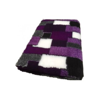 Vetbed Isobed SL Patchwork, lila, schwarz, weiß, grau