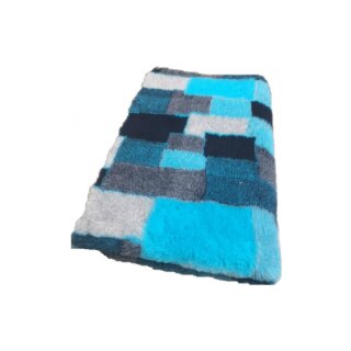 Vetbed Isobed SL Patchwork blau-grau 100 x 75 cm