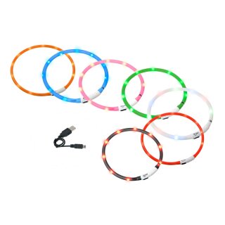 Visio Light Schlauchhalsband 70 cm weiß