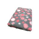 Vetbed Isobed SL grau mit rosa+ weißen Dots 100 x...