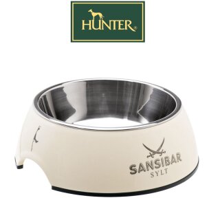 Hunter Hundenapf Melamin Sansibar weiß
