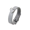 Kalbsleder Halsband Buffalo grau S 32
