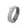 Kalbsleder Halsband Buffalo grau S 40