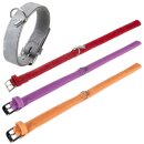 Kalbsleder Halsband Buffalo violett XS 27
