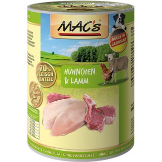 MACs Dog Hühnchen & Lamm 800 g