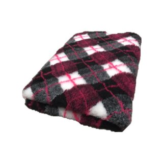 Vetbed Isobed SL schwarz-weiß-fuchsia kariert 50 x 75 cm
