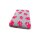 Vetbed Isobed SL grau mit fuchsia großen Pfoten 100 x 75 cm