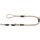 3-fach verstellbare Führleine Freestyle Ø 8 mm, Länge 200 cm beige