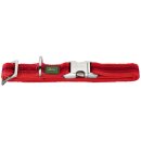 Halsband Davao Alu-Strong S: 30 - 45 cm | Breite 1,5 cm rot