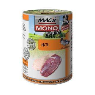 MACs Dog Mono Sensitive Ente 400 g