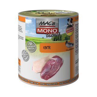MACs Dog Mono Sensitive Ente 800 g