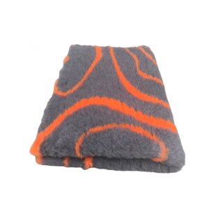 Vetbed Isobed SL Wave anthrazit/ orange 100 x 75 cm