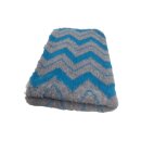 Vetbed Isobed SL ZIG ZAG anthrazit/türkis