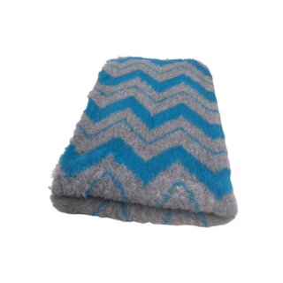 Vetbed Isobed SL ZIG ZAG anthrazit/türkis 100 x 75 cm