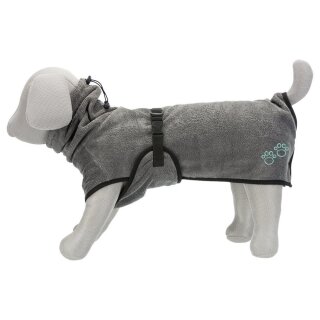Triexie Bademantel grau XS 30 cm