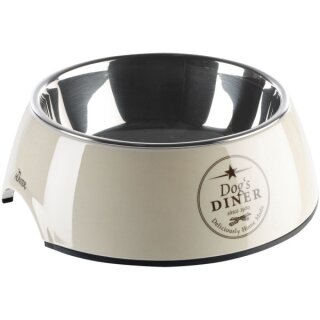 Melamin-Napf Cambridge creme/braun