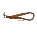 Hurtta Nubukhalsband braun Half choke / Nickel 35 cm x...